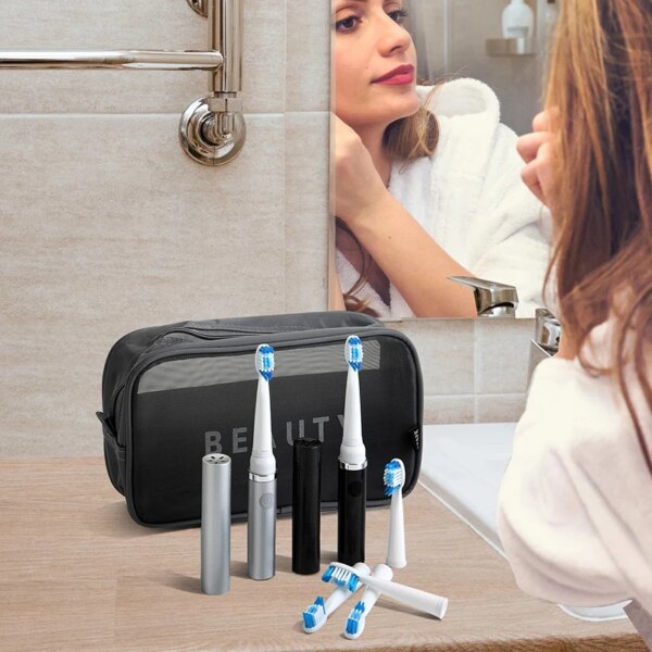 brosse a dent électrique de voyage, têtes de brosse de rechange