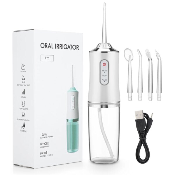 brosse a dent electrique Irrigateur Buccal Rechargeable par USB