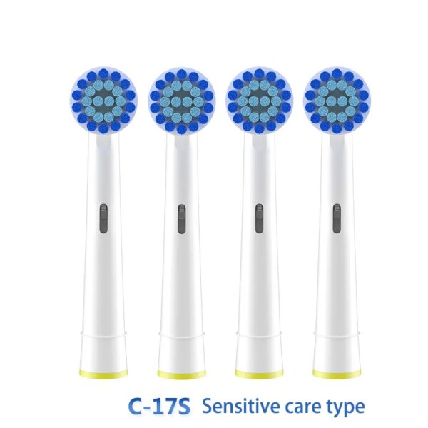 brosse a dent  Recharge pour têtes de brosse à dents électrique, 4 pièces/ensemble
