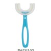 Brosse à dents enfant en silicone 360° forme U – Nettoyage complet