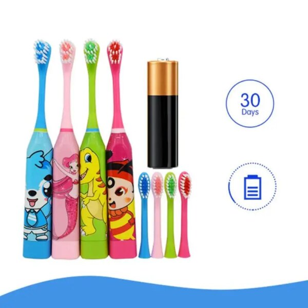 3806-2b12a0.jpg Brosse à dents électrique pour enfants, automatique, ultrasonique, étanche, brosse à dents de dessin animé, outils d'éducation et d'allaitement pour la vie des enfants