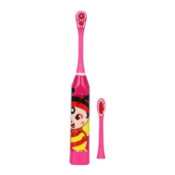 Brosse à dents électrique pour enfants, automatique, ultrasonique, étanche, brosse à dents de dessin animé, outils d'éducation et d'allaitement pour la vie des enfants