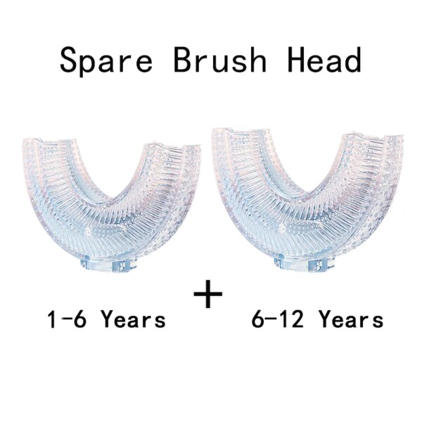 Brosse à Dents Enfant en U 360° – Silicone Doux