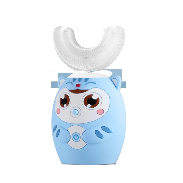 Brosse à dents électrique de Type Oral en U, artefact de brosse à dents en Silicone en forme de U pour enfants de plus de 2-6-12 ans