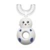 Enfants 360 Degrés Donut Manuel Brosse À Dents Enfants Silicone U en forme de Brosse À Dents De Bande Dessinée Cadeau Pour 2-6-12 Ans