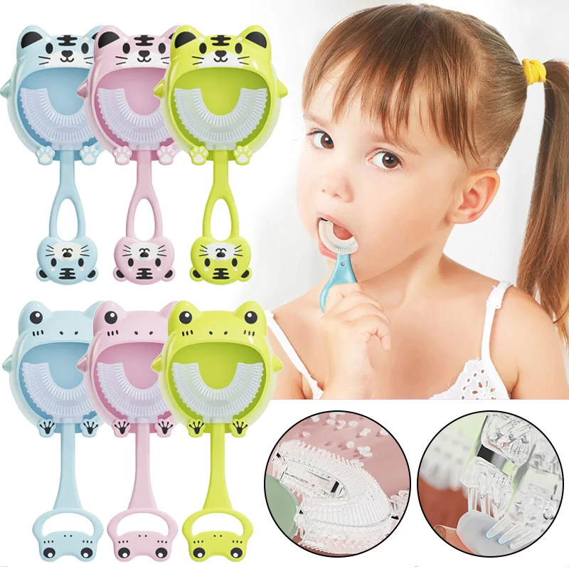Brosse à Dents Enfant Dinosaure – Silicone Ultra D