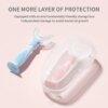 Brosse à dents en forme de U pour bébés, 360 degrés, nettoyage, fourrure douce, matériau de qualité alimentaire, brosse à dents pour enfants, fournitures quotidiennes