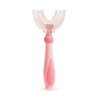 Brosse à dents en forme de U pour bébés, 360 degrés, nettoyage, fourrure douce, matériau de qualité alimentaire, brosse à dents pour enfants, fournitures quotidiennes