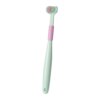 Brosse à dents à poils souples sur trois côtés, 360 degrés, nettoyage buccal en profondeur, pour enfants de 4 à 12 ans