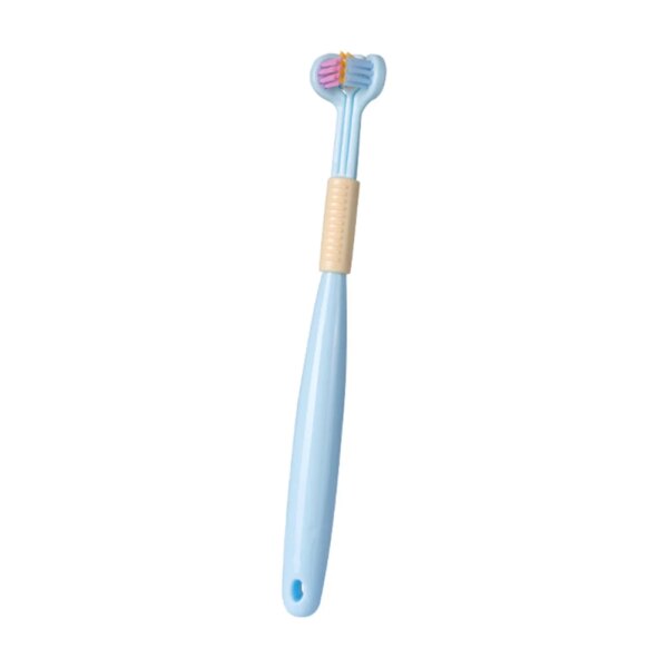 Brosse à Dents Enfant 3 Faces 360° – Nettoyage Complet