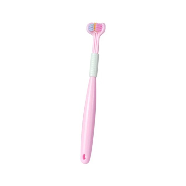 Brosse à dents créative à trois faces, poils Ultra doux, pour enfants, soins buccaux, sécurité dentaire, nettoyant pour la santé buccale