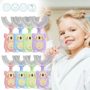 4403-fbef31.jpg Brosse à dents en forme de U pour enfants, pour un nettoyage en profondeur à 360 °, blanchiment, Massage, brosse à dents de modélisation de Type U pour enfants
