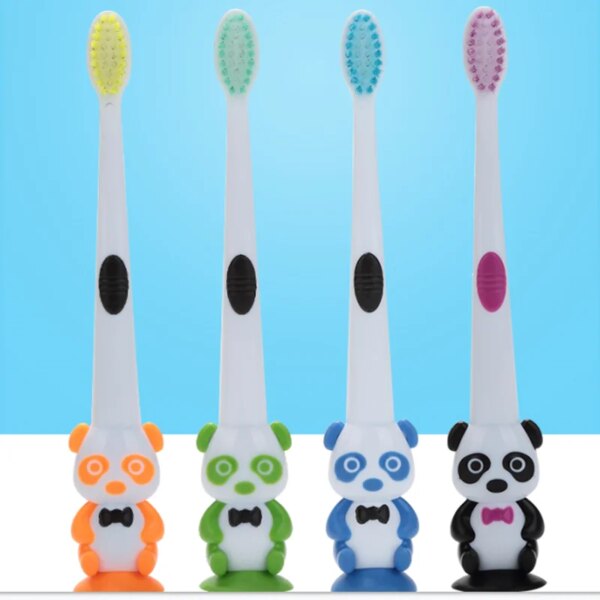 Brosses à dents pour enfants, 1 pièce, dessin animé, Panda, bébé, poils souples, entraînement, nouvelle collection