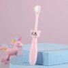 Brosse à dents pour enfants, poils Super doux, dessin animé, chat, haute qualité, bébé, formation, pas cher, soins dentaires pour enfants de 1 à 6 ans