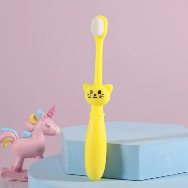 Brosse à Dents Enfant Chat – Poils Ultra Doux