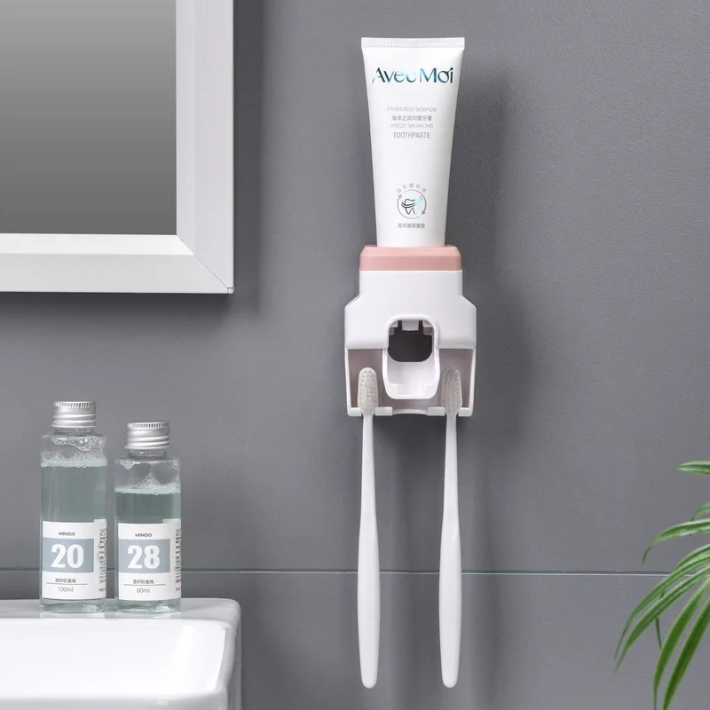 Distributeur de dentifrice mural créatif avec port