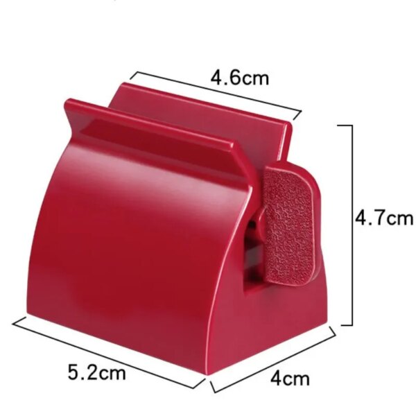 Presse dentifrice manuel rouge, distributeur facile et Portable