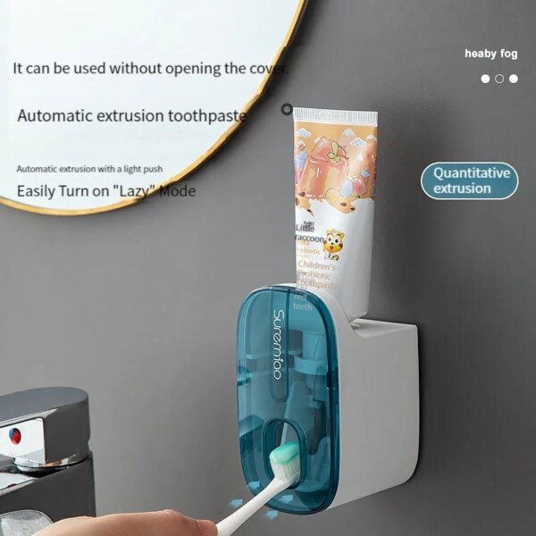 distributeur de dentifrice automatique, accessoires de salle de bains