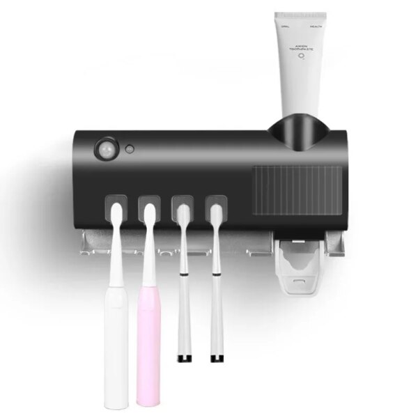 Distributeur de dentifrice mural automatique avec désinfection UV