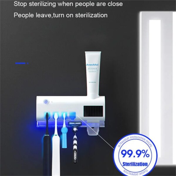 distributeur savon — Distributeur Dentifrice UV LED Automatique