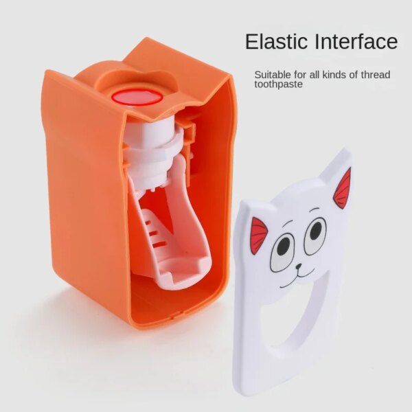 distributeur dentifrice automatique en forme de dessin animé