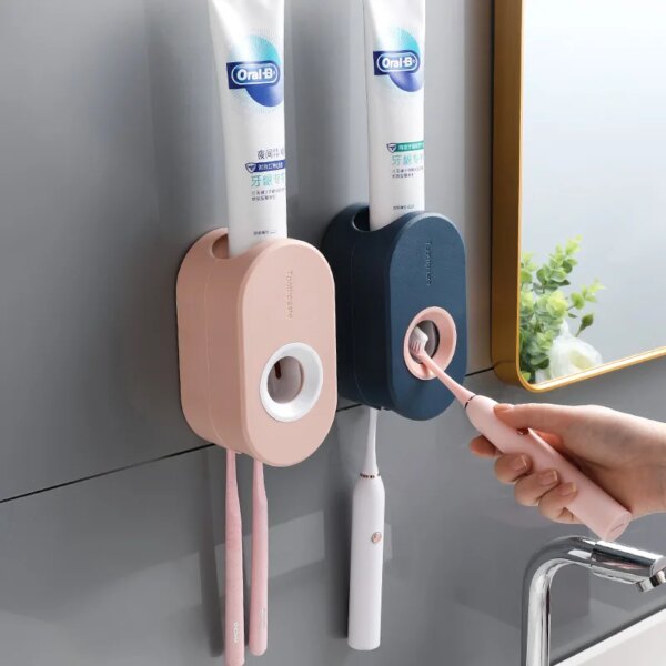 Distributeur dentifrice automatique, ensemble d'accessoires de salle de bains