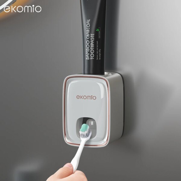 distributeur de dentifrice mural, presse-dentifrice anti-poussière