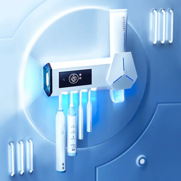 distributeur de dentifrice UV mural, distributeur automatique de dentifrice