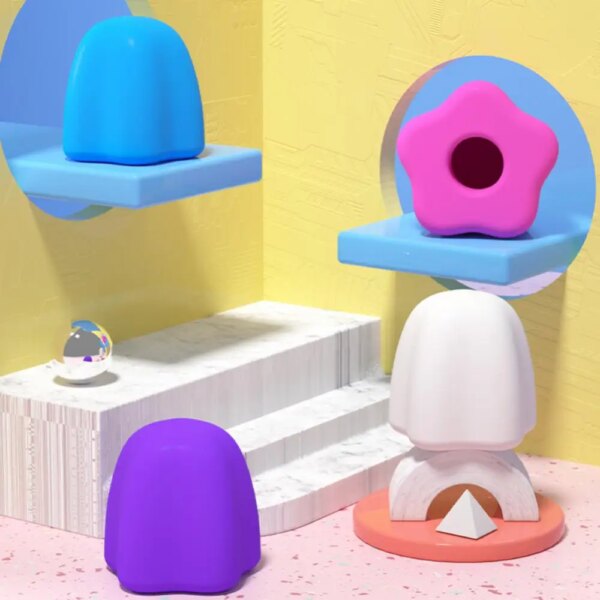 Distributeur de pâte à dents en forme de fleur, 1 pièce, capuchon de dentifrice en Silicone à fermeture automatique