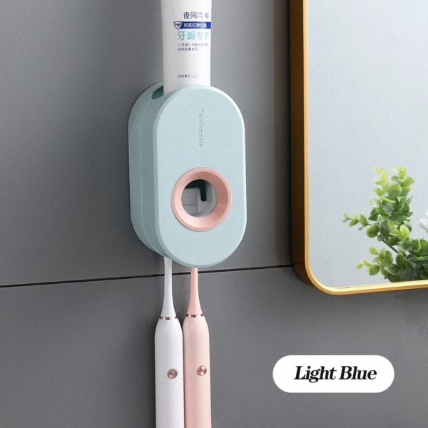 Distributeur Automatique de Dentifrice Mural – Porte-Brosse