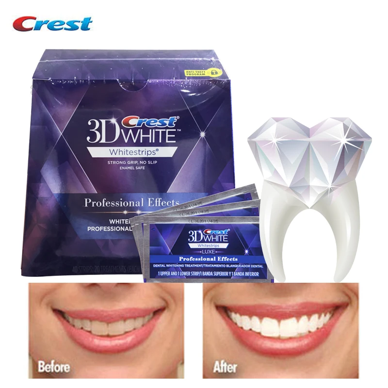 crest 3d white Bandes de blanchiment des dents 3D - conseils dentiste