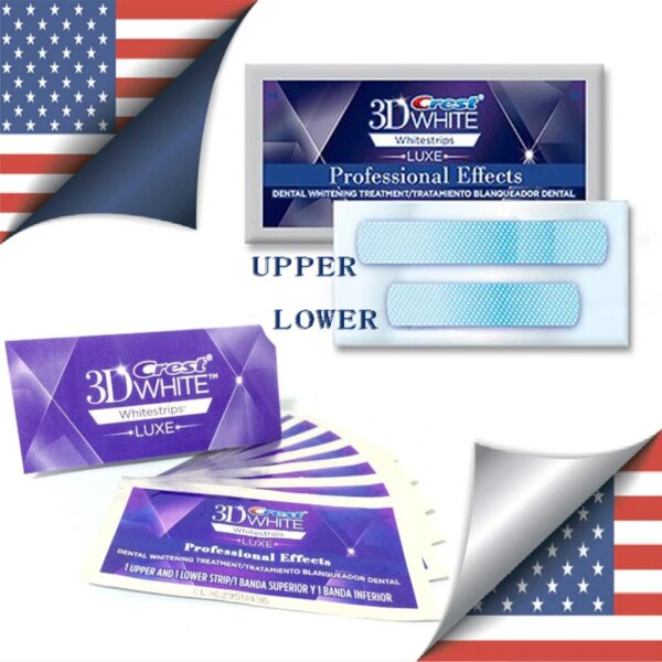 crest 3d white Bandes de blanchiment des dents 3D