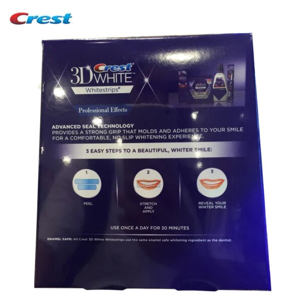 crest 3d white Bandes de blanchiment des dents 3D