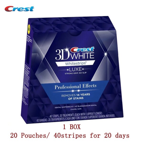 crest 3d white Bandes de blanchiment des dents 3D