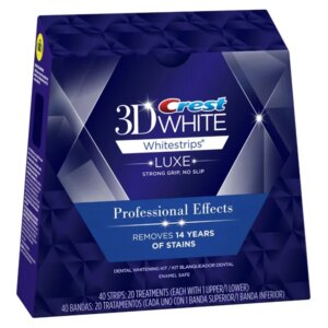 Crest 3D white – bandes de blanchiment des dents 3d, effet professionnel