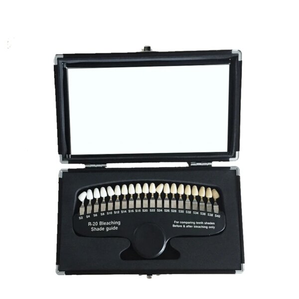 kit blanchiment dentaire professionnel , 20 couleurs, Guide de teinte 3D
