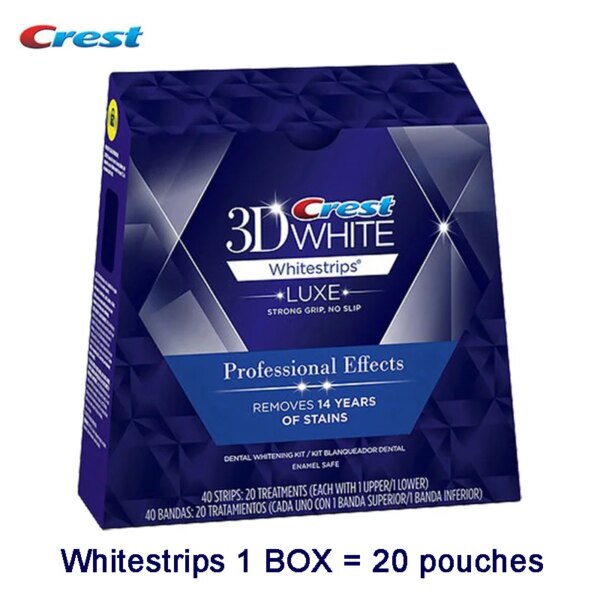 crest 3d white LUXE effet professionnel hygiène bucco-dentaire