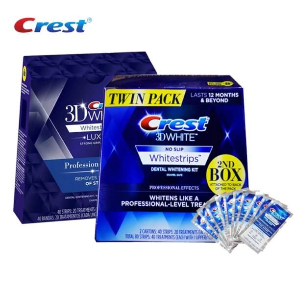 crest 3d white Bandes de blanchiment des dents 3D
