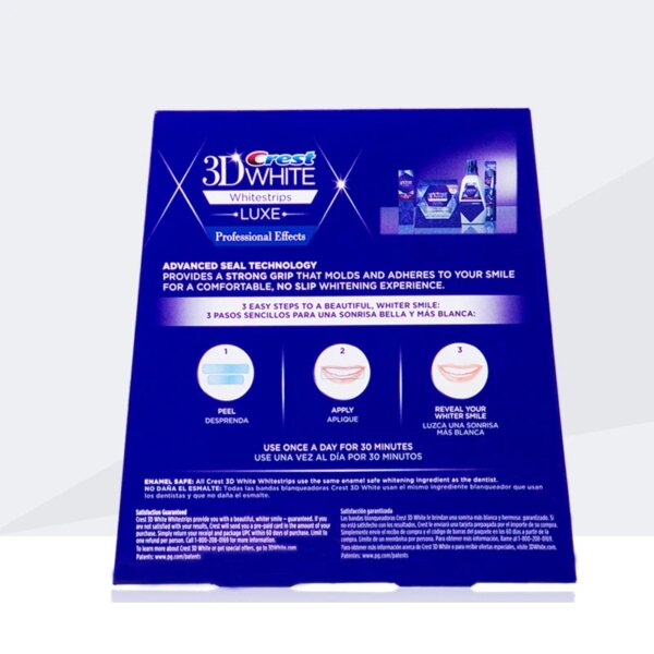 Crest 3D White – bandes dentaires luxe effet éclat