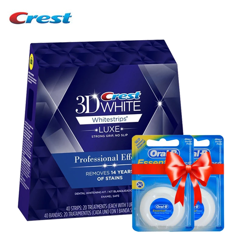 Crest 3d white Bandes de blanchiment des dents originales 3D