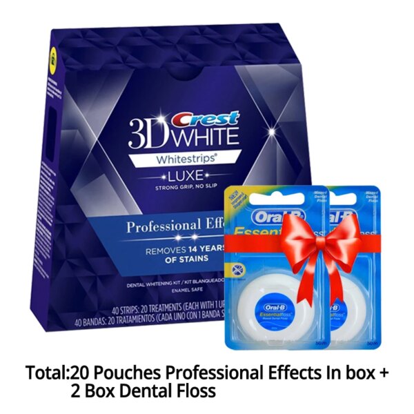Crest 3d white Bandes de blanchiment des dents originales 3D