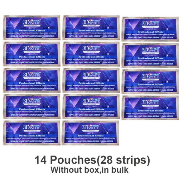 bande crest 3d white pour le blanchiment des dents