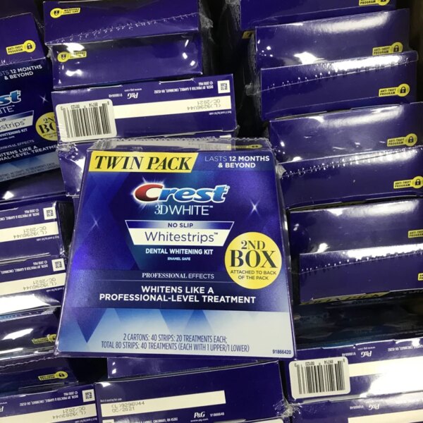 crest 3d white Bandes de blanchiment des dents 3D