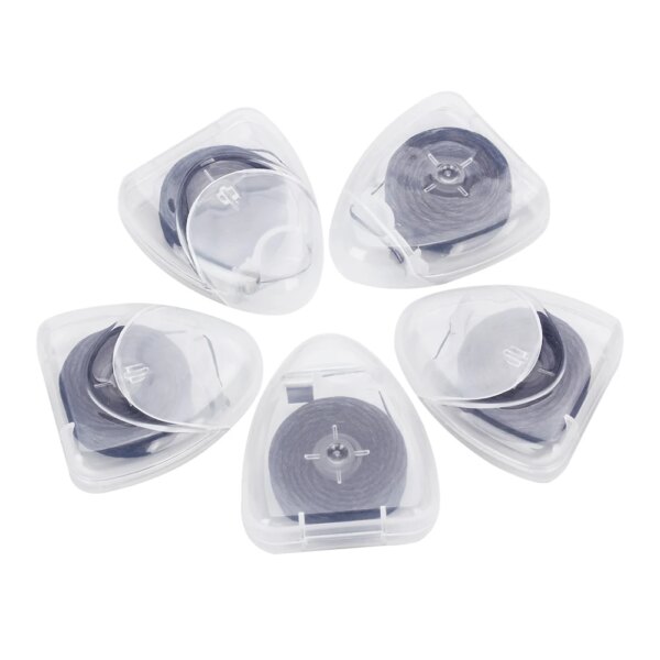 Fil dentaire en bambou et charbon de bois de 50m, 5 boîtes