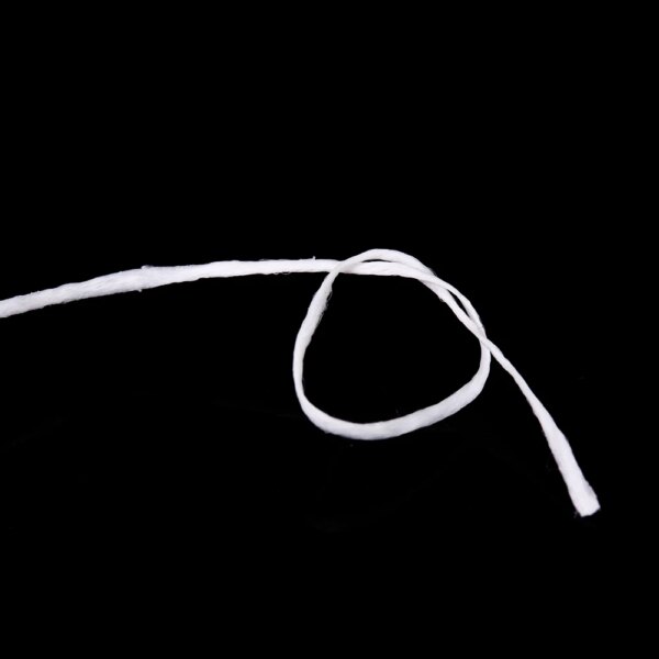 Fil dentaire avec bobine intégrée, 10 rouleaux/paquet, fil plat, cire de nettoyage des dents