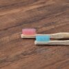 Lot De 5 brosses à dents en bambou pour adultes, poils moyens, écologique, soins buccaux, Clareador De Dente