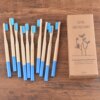 6681-969c07.jpg Lot de 10 brosses à dents en bambou à poils moyens biodégradables brosses à dents