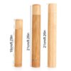 Tube de brosse à dents en bambou naturel, porte-brosse à dents respectueux de l'environnement