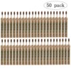 Lot de 50 brosses à dents en bambou – Poils souples