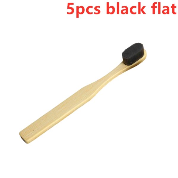 Lot de brosses à dents en bambou – Poils extra souples